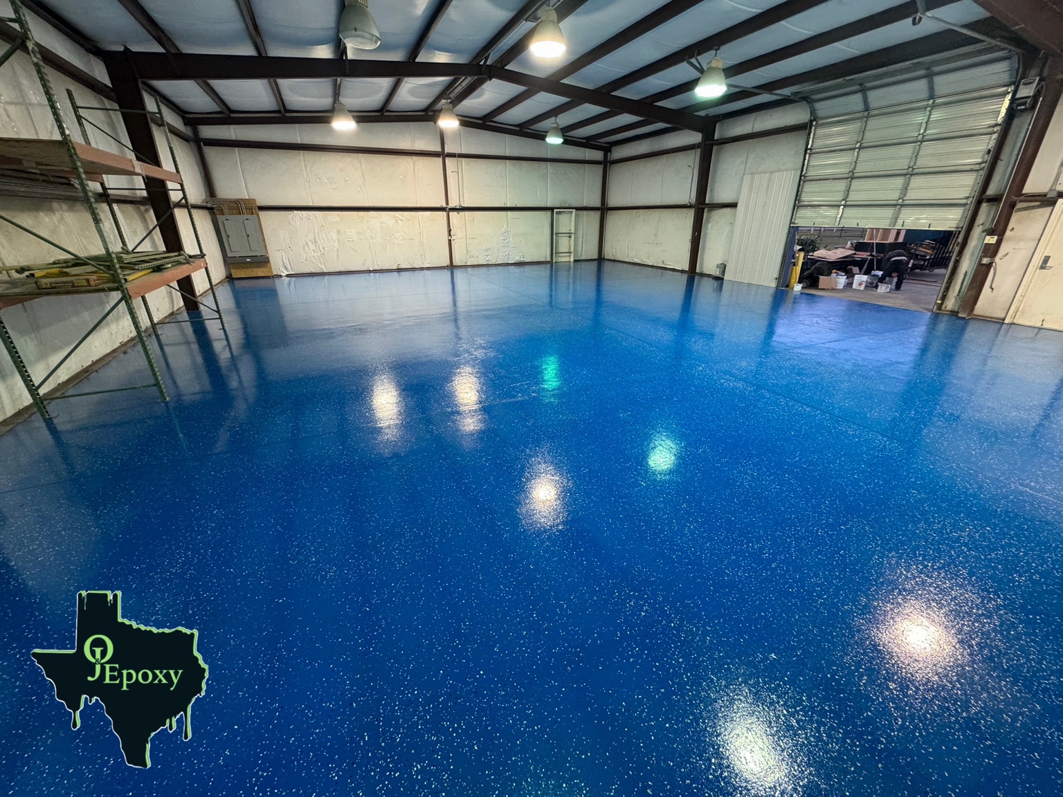 O&J Epoxy project photograph: Blue Commercial Coating
